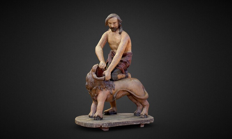 Samson Tearing Open the Lion’s Jaws